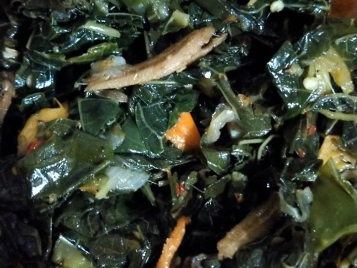 Cara Gampang Menyiapkan Oseng daun pepaya dan teri, Enak