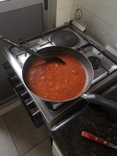 Una foto de Salsa para pizza