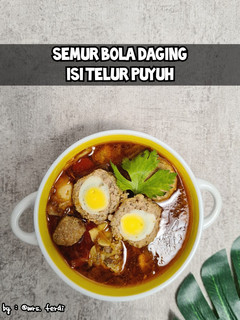 Foto resep Semur Bola-bola daging