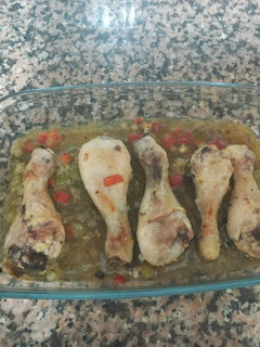 Una foto de Jamoncitos de pollo al horno