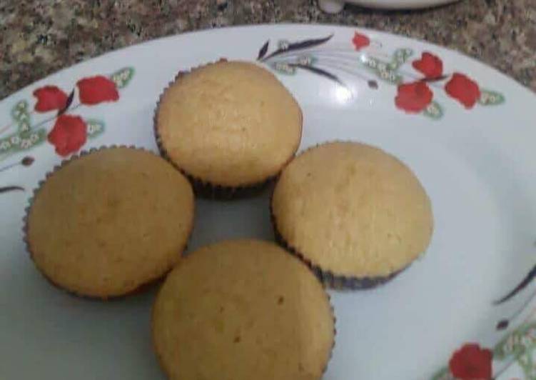 Simple Way to Make Speedy Basic Vanilla cup cake💕