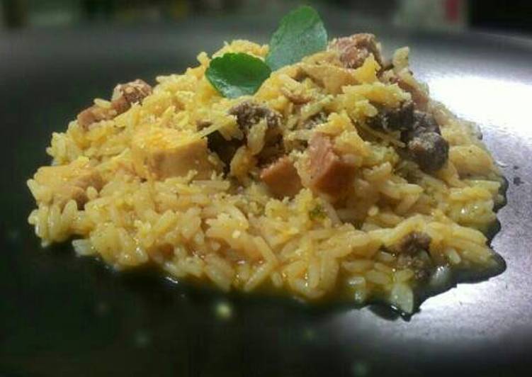 Risoto Mix de Carnes - Tudogosreceitas
