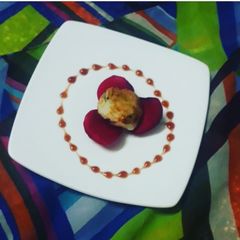 A picture of Stuffed Appam.