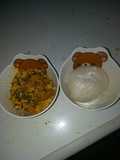 Egusi soup and akpu