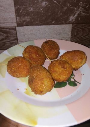 A picture of Sweet potatoes ball.