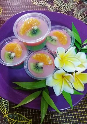 Foto resep Puding Cantik Pelangi