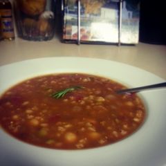 A picture of Easy Moroccan chick pea soup.