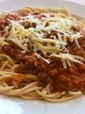 Spaghetti a la Boloñesa