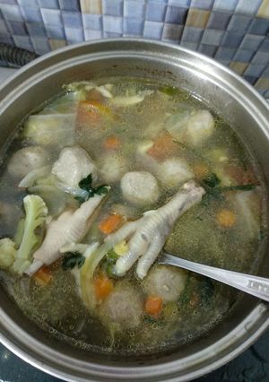 Foto resep SOP ceker AYAM