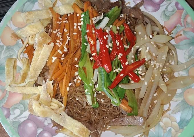 Japchae korea