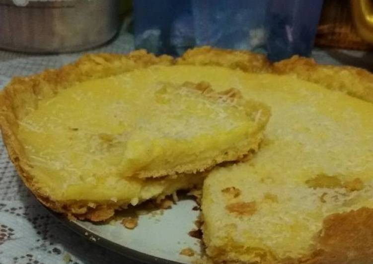 Bagaimana Menyiapkan Kue Lontar/pai susu keju yang Menggugah Selera