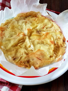 A picture of Focaccia with Carasau Bread.