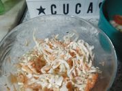 Uma foto de repolho salada