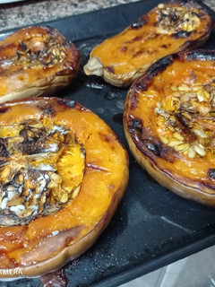 Una foto de Calabaza al horno