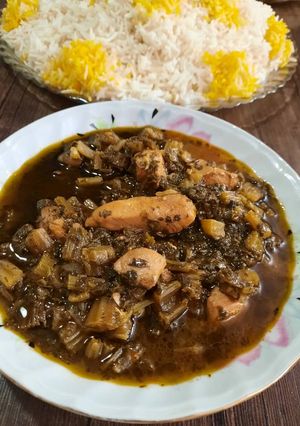 عکسی از دستور خورشت کرفس