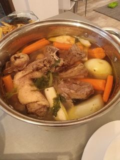 Húsleves kakasból recept fotója