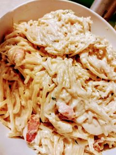 Una foto de Espagueti Alfredo