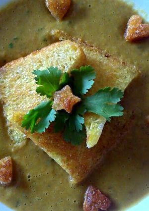 A picture of Sig's Mulligatawny Soup.