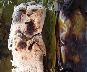 Resep mudah Pais iwak papuyu nyiur parut (pepes ikan betok kelapa parut) Nikmat Lezat