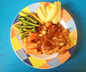 Ini Caranya Steak Ayam Crispy Blackpaper Simple Irit Ala Sativanie Praktis Enak