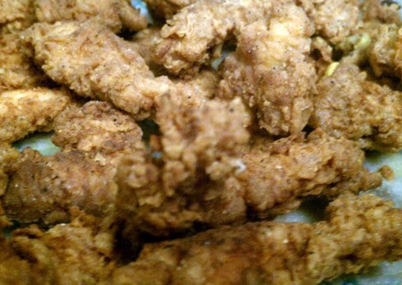 mustard fried chicken strips