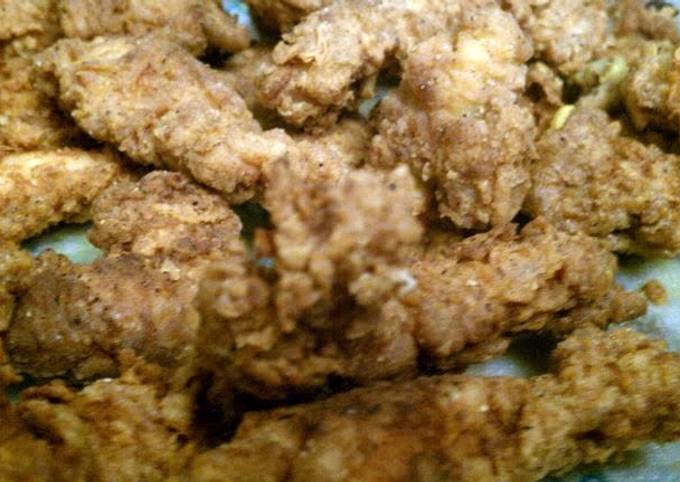 Easiest Way to Prepare Perfect mustard fried chicken strips