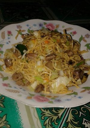 Foto resep Oseng mie hati