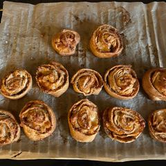 A picture of Delicious wholemeal pizza snails.