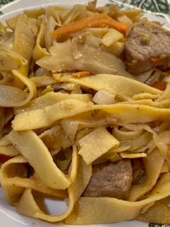 Una foto de Bami Goreng (o Nasi Goreng)