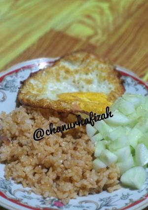 Foto resep Nasgor simpel telor ceplok