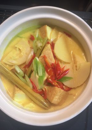 Foto resep Rebung bumbu kuning