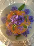 Mousse Petit Trianon à l'orange et au bleuet