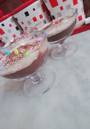 صورة لوصفة تحلية خفييييفة وباردة 🍮🥤🥄😋