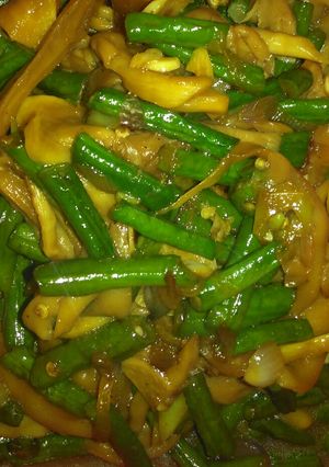Foto resep Tumis Jamur Tiram kacang panjang