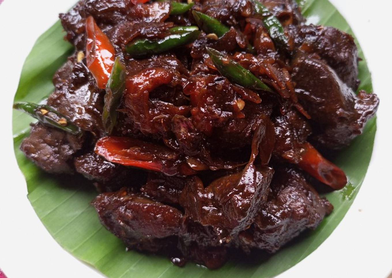 Sate goreng daging kambing