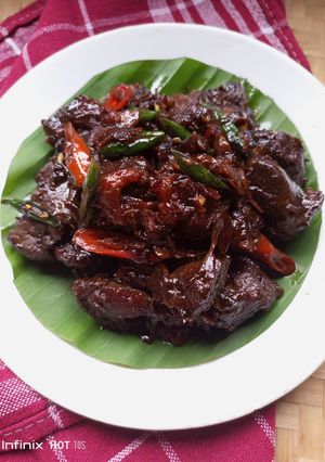 Foto resep Sate goreng daging kambing