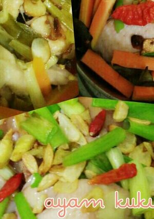 Foto resep Ayam kukus jahe