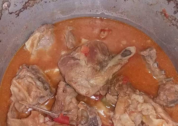 Simple Way to Make Speedy Goat meat stewed