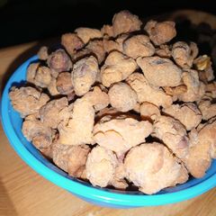 A picture of Peanut burger.