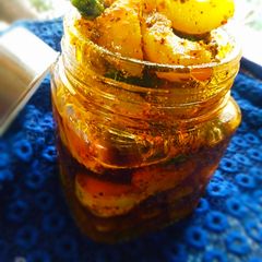A picture of Amla pickle.