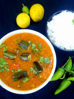 வெண்டைக்காய் சாம்பார் (ladies finger sambar recipe in Tamil) செய்முறை முக்கிய புகைப்படம்