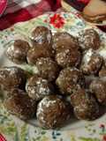 Honey Ginger Bourbon Balls