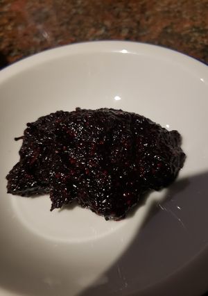 Una foto de Dulce de mora low carb