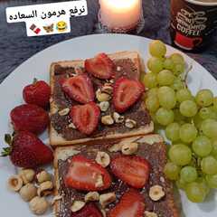توست مع شوكلت وفراوله-レシピのメイン写真