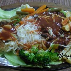 A picture of Veg Sizzler.