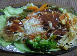 A picture of Veg Sizzler.