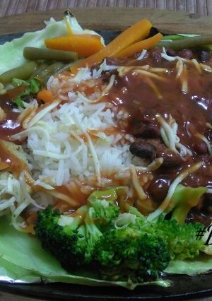 A picture of Veg Sizzler.