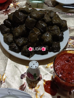 عکسی از دستور سفره افطار_دلمه برگ