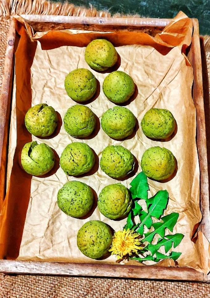 Зелене печиво з листя кульбаби 🌼