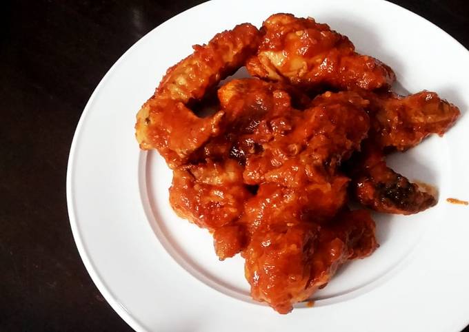 Resep Spicy Chicken Wings Ala Saya Oleh Prihartini Zulvi Cookpad